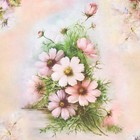 Набор декупажных карт 4 шт «Цветочное настроение», 45 г/м2, формат А4 - фото 23884826