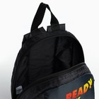 Рюкзак школьный детский для мальчика «Крутая тачка», 20х13х26, отд на молнии, чёрный - фото 11229143
