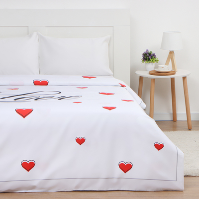 Пододеяльник евро «Этель» Love, 200×215 см, сатин