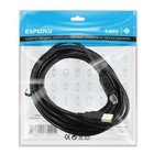 Кабель Exployd EX-K-1480, USB A (m) - USB B (m), 5 м, черный 10392789 - фото 14300992