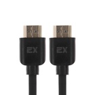Кабель видео Exployd EX-K-1489, HDMI(m)-HDMI(m), вер 2.0, 4K 60Hz, 1 м, черный - Фото 2
