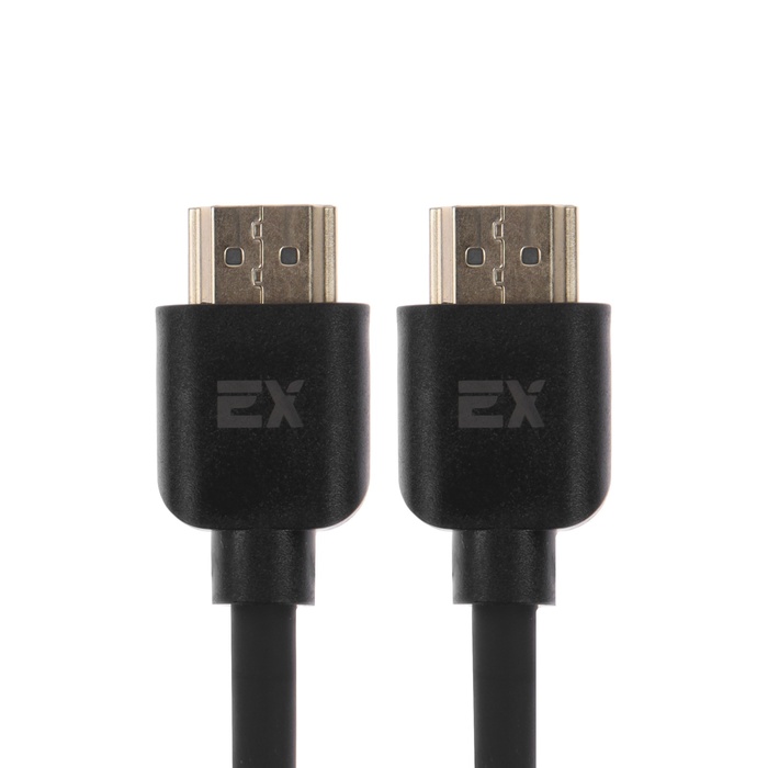 Кабель видео Exployd EX-K-1489, HDMI(m)-HDMI(m), вер 2.0, 4K 60Hz, 1 м, черный
