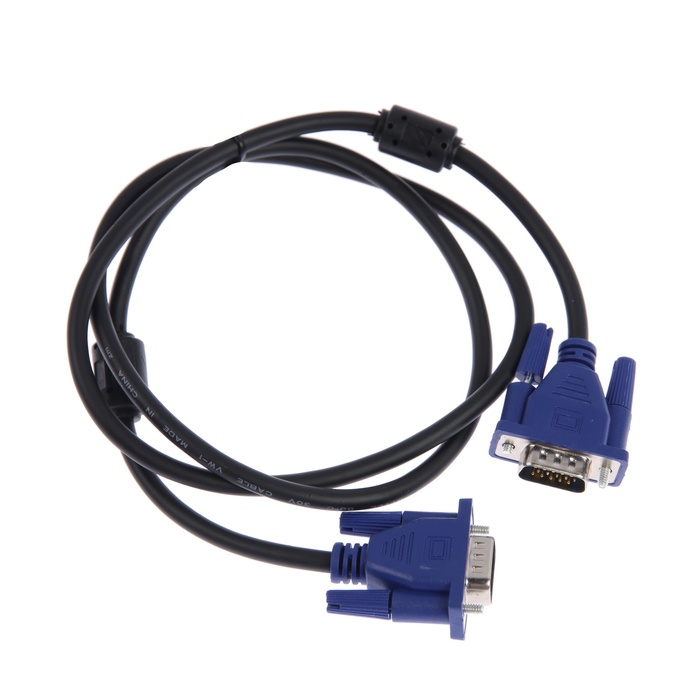 Адаптер Exployd EX-K-1367, VGA(m) - VGA(f), кабель 1 м, черный