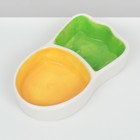 Миска керамическая для грызунов "Морковка" 11,3 х 6,3 х 2,5 см - Фото 4