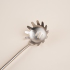 Ложка для спагетти SL Home «Рустик», 34×8.5 см, нержавеющая сталь, серебристая - Фото 4