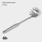 Ложка для спагетти из нержавеющей стали Magistro, 35×8.5 см, Luxe, серебристая - Фото 2