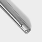 Шумовка Magistro Luxe, 37×12.5 см, нержавеющая сталь, цвет серебряный - Фото 5