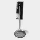 Шумовка Magistro Luxe, 37×12.5 см, нержавеющая сталь, цвет серебряный - Фото 6