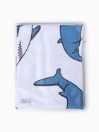 Плед флисовый «Этель» Funny shark, 75×100 см, флис 190 г/м² - фото 53383734