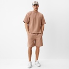 Футболка мужская из органического хлопка MINAKU REGULAR FIT: бежевая, р-р 46 - Фото 2