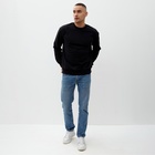 Джемпер мужской MINAKU: Basic line MAN, размер 48, чёрный - Фото 2