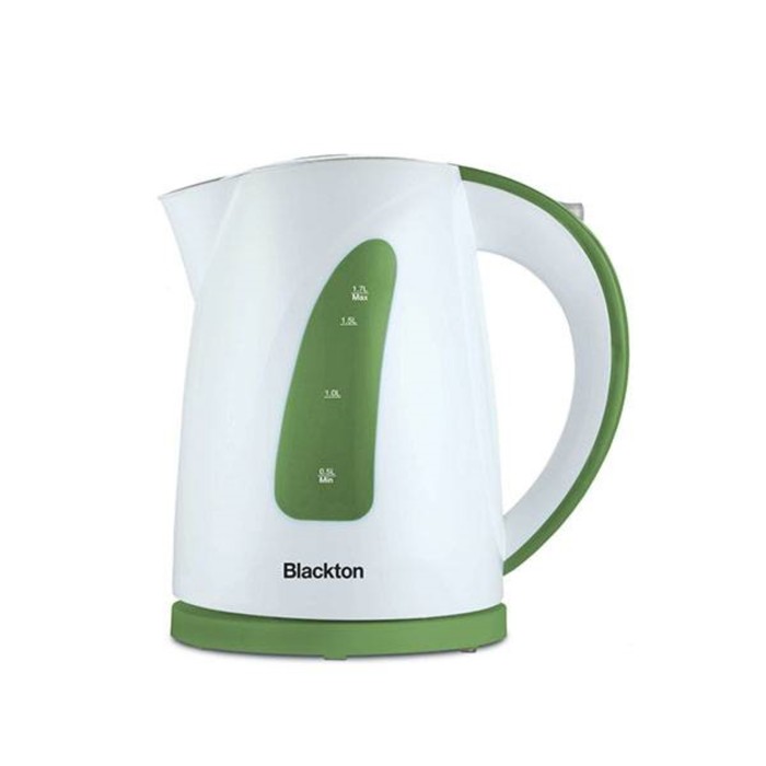 Чайник электрический Blackton Bt KT1706P, пластик, 1.7 л, 2200 Вт, бело-зелёный - Фото 1