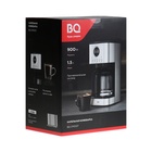 Кофеварка BQ CM1007, капельная, 900 Вт, 1.5 л, серебристо-чёрная - фото 9502067
