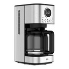 Кофеварка BQ CM1007, капельная, 900 Вт, 1.5 л, серебристо-чёрная - фото 9513225