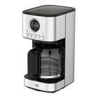 Кофеварка BQ CM1007, капельная, 900 Вт, 1.5 л, серебристо-чёрная - фото 9513229