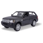 Машинка Bburago Range Rover Sport, Die-Cast, 1:18, открывающиеся двери, цвет чёрный - Фото 1