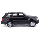 Машинка Bburago Range Rover Sport, Die-Cast, 1:18, открывающиеся двери, цвет чёрный - Фото 3
