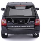 Машинка Bburago Range Rover Sport, Die-Cast, 1:18, открывающиеся двери, цвет чёрный - Фото 4