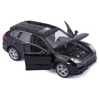 Машинка Bburago Porsche Cayenne Turbo, Die-Cast, 1:24, открывающиеся двери, цвет чёрный - Фото 3