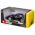 Машинка Bburago Porsche 911 Carrera S, Die-Cast, 1:24, открывающиеся двери, цвет чёрный - Фото 12