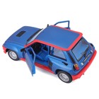Машинка Bburago Renault 5 Turbo, Die-Cast, 1:24, открывающиеся двери, цвет красно-синий - Фото 8