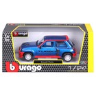 Машинка Bburago Renault 5 Turbo, Die-Cast, 1:24, открывающиеся двери, цвет красно-синий - Фото 11