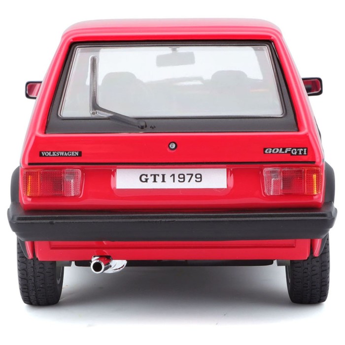 Машинка Bburago Volkswagen Golf Mk1 Gti 1979, Die-Cast, 1:24, цвет красный - фото 1911059665