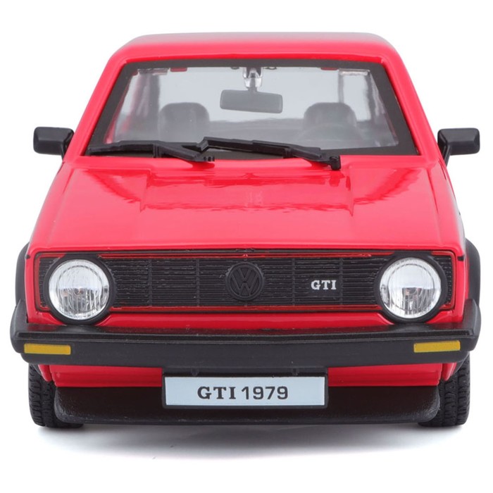 Машинка Bburago Volkswagen Golf Mk1 Gti 1979, Die-Cast, 1:24, цвет красный - фото 1911059671