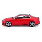 Машинка Bburago Audi Rs 5 Coupe, Die-Cast, 1:24, открывающиеся двери, цвет красный - Фото 9