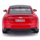 Машинка Bburago Audi Rs 5 Coupe, Die-Cast, 1:24, открывающиеся двери, цвет красный - Фото 4