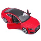 Машинка Bburago Audi Rs 5 Coupe, Die-Cast, 1:24, открывающиеся двери, цвет красный - Фото 7