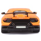 Машинка Bburago Lamborghini Huracan Performante, Die-Cast, 1:24, цвет оранжевый - Фото 2