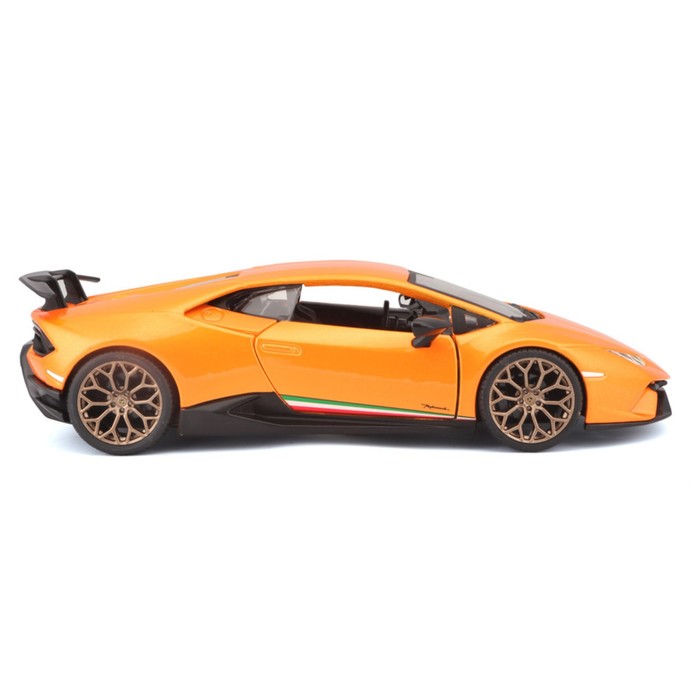 Машинка Bburago Lamborghini Huracan Performante, Die-Cast, 1:24, цвет оранжевый - фото 1911059699