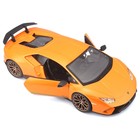 Машинка Bburago Lamborghini Huracan Performante, Die-Cast, 1:24, цвет оранжевый - Фото 5