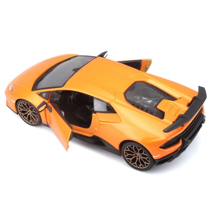 Машинка Bburago Lamborghini Huracan Performante, Die-Cast, 1:24, цвет оранжевый - фото 1911059695