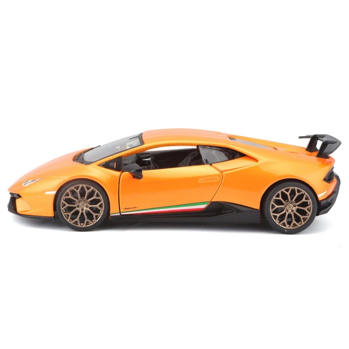 Машинка Bburago Lamborghini Huracan Performante, Die-Cast, 1:24, цвет оранжевый - фото 1911059696