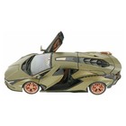 Машинка Bburago Lamborghini Sian Fkp 37, Die-Cast, 1:24, открывающиеся двери, цвет зелёный - Фото 4