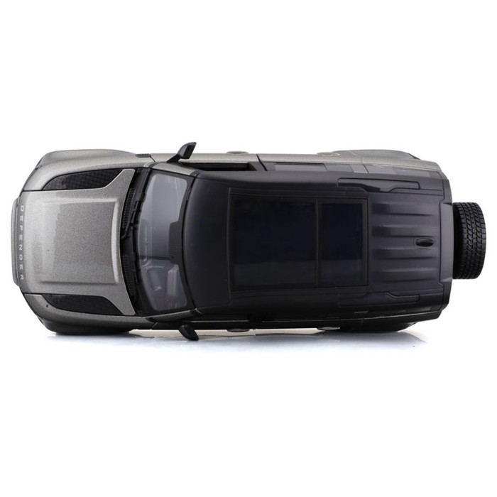 Машинка Bburago Land Rover Defender 110 2022, Die-Cast, 1:24, цвет серый - фото 1911059751