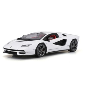 Машинка Bburago Lamborghini Countach Lpi 800-4, Die-Cast, 1:24, цвет белый