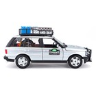 Машинка Bburago Land Rover, Die-Cast, 1:26, открывающиеся двери, цвет серебристый - Фото 3