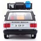 Машинка Bburago Land Rover, Die-Cast, 1:26, открывающиеся двери, цвет серебристый - Фото 4