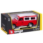 Машинка Bburago Land Rover Series Ii, Die-Cast, 1:25, открывающиеся двери, цвет красный - Фото 13