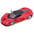 Машинка гоночная Bburago Ferrari Laferrari, Die-Cast, 1:24, цвет красный - Фото 7