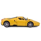Машинка гоночная Bburago Ferrari Enzo, Die-Cast, 1:24, цвет жёлтый, открывающиеся двери - Фото 8