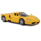 Машинка гоночная Bburago Ferrari Enzo, Die-Cast, 1:24, цвет жёлтый, открывающиеся двери - Фото 11