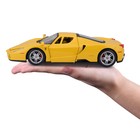 Машинка гоночная Bburago Ferrari Enzo, Die-Cast, 1:24, цвет жёлтый, открывающиеся двери - Фото 4