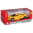 Машинка гоночная Bburago Ferrari Enzo, Die-Cast, 1:24, цвет жёлтый, открывающиеся двери - Фото 14