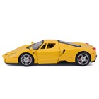 Машинка гоночная Bburago Ferrari Enzo, Die-Cast, 1:24, цвет жёлтый, открывающиеся двери - Фото 5