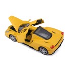Машинка гоночная Bburago Ferrari Enzo, Die-Cast, 1:24, цвет жёлтый, открывающиеся двери - Фото 6