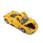 Машинка гоночная Bburago Ferrari Enzo, Die-Cast, 1:24, цвет жёлтый, открывающиеся двери - Фото 7
